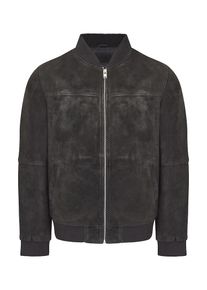 Bolongaro Trevor Heren Tussenjas 'Mikey Bomber Sued' zwart L