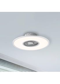 LED-Deckenventilator Flat-Air, CCT, weiß, Ø 59,5cm