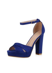 VAN HILL Dames Sandalen met riem 'Arabella' donkerblauw 36