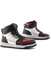 Falco Harlem Motorradstiefel Herren (schwarz/weiß/rot)