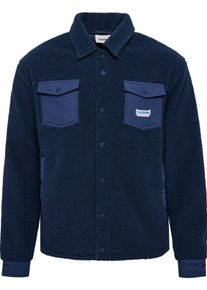 Hummel Heren Fleece jas marine / donkerblauw XXL