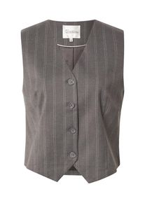 My Essential Wardrobe Dames Gilet 'Tito' grijs / wit 34