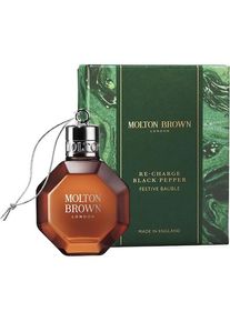 Molton Brown Re-Charge Black Pepper Festlig bade- og brusegummikugle Shower gel Unisex 75 ml