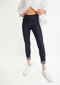 Legging in denim look - blauw - maat 32/34 (XS) - met katoen - bonprix