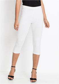 Capri legging (set van 2) - wit - maat 32/34 (XS) - met katoen - bonprix