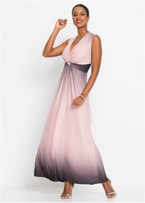 Jurk met knoopdetail - roze - maat 40/42 (M) - bonprix