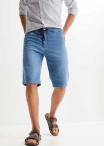 Sweat jeans bermuda met comfort fit regular fit - blauw - maat 62 - met katoen - bonprix