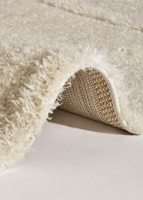 Vloerkleed met reliëfstructuur - beige - maat 80x150 cm - bonprix