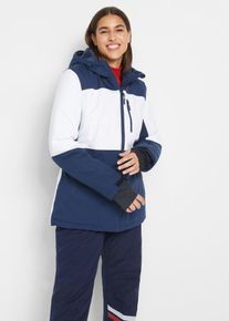 Outdoor ski-jas met capuchon waterdicht - blauw - maat 44 - bonprix