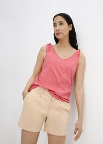 Top met knoopdetails van biologisch katoen - rood - maat 56/58 (3XL) - 100% katoen - bonprix