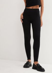 Legging met biologisch katoen (set van 2) - zwart - maat 56/58 (3XL) - met katoen - bonprix