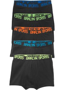 Boxer (set van 5) - zwart - maat 152/158 - met katoen - bonprix