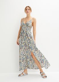Maxi jurk - wit - maat 46 - viscose - bonprix