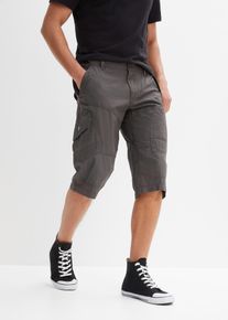 Lange bermuda regular fit - grijs - maat 56 - 100% katoen - bonprix