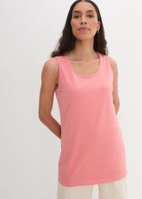 Basic longtop (set van 2) - roze - maat 56/58 (3XL) - met katoen - bonprix