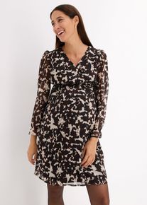 2-in-1 zwangerschapsjurk / voedingsjurk - zwart - maat 40 - bonprix