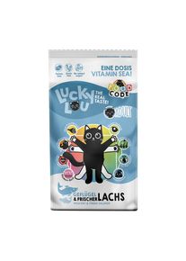 340g Adult Lucky Lou Pollame & Salmone secco per gatti