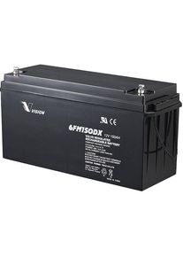 Vision 6FM150DX Akku Bleiakku Blei-Vlies AGM 12V 150Ah 485x240x172mm M8-Schraubanschluss
