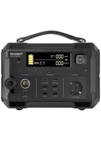 Voltcraft WS-PS501 Powerstation 484Wh Fast Charge Nickel-Mangan-Cobalt LED Taschenlampe Outdoor schwarz