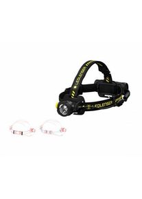 LEDLenser LED Lenser Work Stirnlampe Advanced; 15lm-500lm (Boost) / bis 200m / bis 45h / IP67 / per Magnetic Charge System, schwarz (H7R Work)