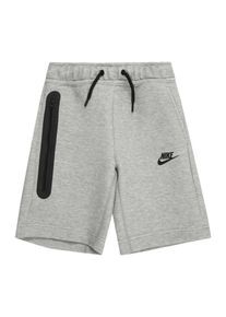 Nike Sportswear Broek 'Tech Fleece' grijs / zwart 122-128