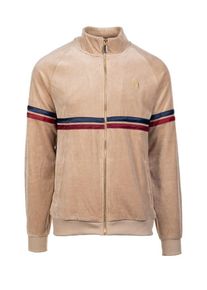 Sergio Tacchini Kurtka treningowa 'Orion Luxe' dla mężczyzn beżowy / granatowy / czerwony Rozmiar L