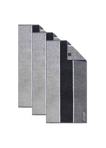 JOOP! Ręcznik dla mężczyzn szary / czarny Rozmiar 50x100cm