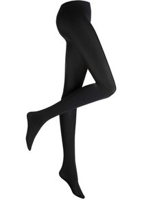 Blickdichte Strumpfhose 100den - schwarz - Größe 36/38 (S) - bonprix