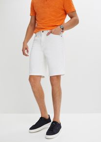 Stretch-Bermuda Classic Fit, weiß, Größe 52, mit Baumwolle, bonprix