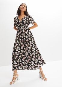 Maxikleid, schwarz, Größe 44, bonprix