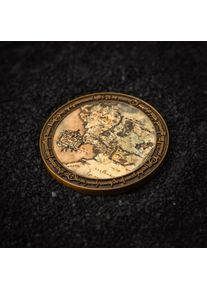 Il Signore degli Anelli - Moneta da collezione limitata con mappa della Terra di Mezzo