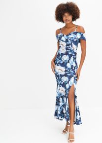 Maxikleid, blau, Größe 32, bonprix