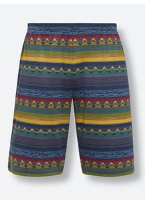 Heren Shorty's in geel + jeansblauw ,maat 44/46, Witt, 100% Katoen