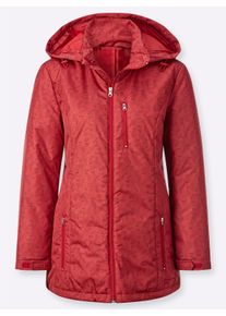 Damen Funktionsjacke mit abnehmbarer Kapuze in rot-dunkelrot ,Gr&ouml;&szlig;e 44, Witt, 100% Polyester. Wattierung: 100% Polyester