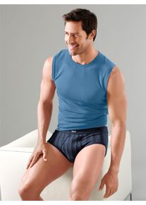Heren Shirt in blauw + groen + wit ,maat 5, Witt, 100% Katoen