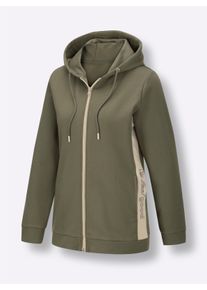 feel good Dames Jack in kaki/zand ,maat 36/38, Witt, 60% Katoen, 40% Polyester