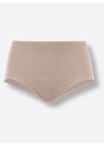 Nina von C. Dames Tailleslip in zand ,maat 38, Witt, 100% Katoen