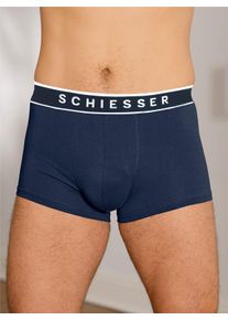 Schiesser Heren Broek in marine ,maat 4, Witt, 95% Katoen, 5% Elastan