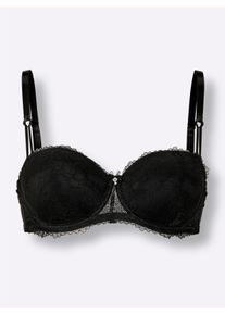 Viania Damen Schalen-BH mit B&uuml;gel in schwarz ,Gr&ouml;&szlig;e 75A, Witt, 72% Polyamid, 16% Polyester, 12% Elasthan