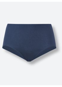 Nina von C. Dames Tailleslip in middenblauw ,maat 38, Witt, 100% Katoen