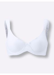 wäschepur Damen Schalen-BH mit Bügel in weiß ,Größe 90A, Witt, 82% Polyamid, 18% Elasthan