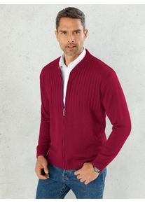 Heren Vest in donkerrood ,maat 46, WITT, 100% Polyacryl
