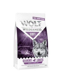 1kg Mini Soft Silvery Lakes pollo de corral y pato Wolf of Wilderness para perros