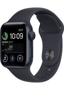 Apple Watch SE 40 mm (2022) | GPS | Mezzanotte | Cinturino Sport Mezzanotte S/M