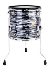 Tom basse drum-tec pro custom 14" x 14" (blue oyster)