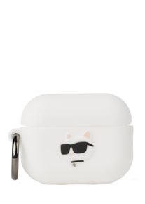 K by KARL LAGERFELD Karl Lagerfeld, Damer, Smartphone-etui 'Silicone Choupette AirPods 3', Sort / Hvid, Størrelse One Size
