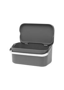 Brabantia - food waste caddy - dark grey