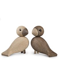 Kay Bojesen - Lovebirds oak/smoked oak 1 Pair (39204)