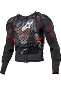Alpinestars Bionic Tech V3, veste de protection , couleur: Noir/Rouge , taille: XL