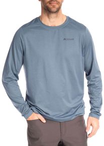 Klim Static Peak, functional shirt longsleeve , color: Blue , size: XXL